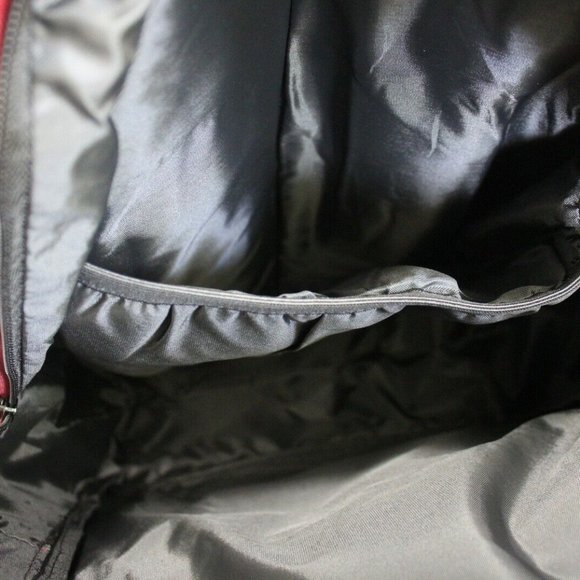 Beetlejuice Large Maroon Zip Backpack - Picture 6 of 6